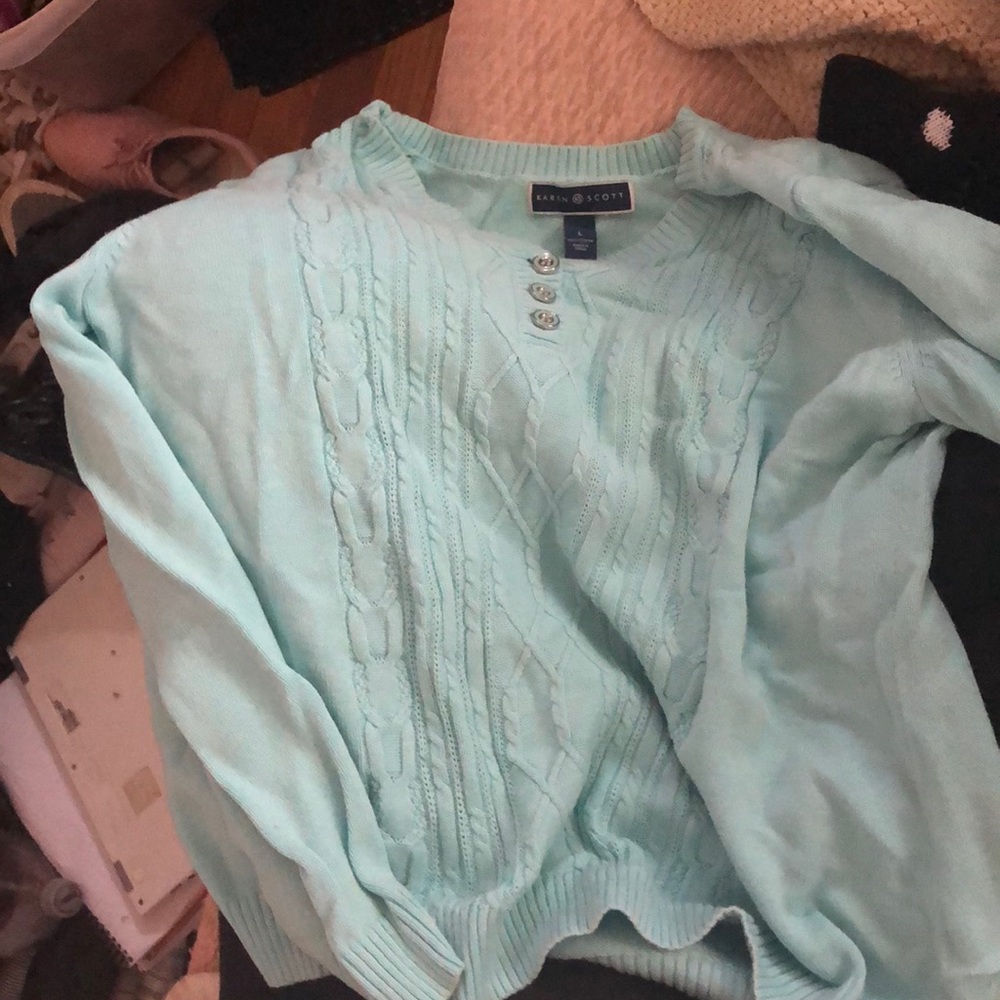 Turquoise long sleeve